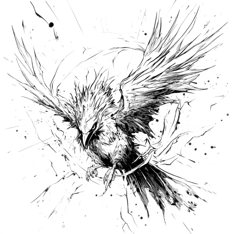 Spiky Zapdos Art Vinyl Car Decal Sticker – Waterproof & UV-Resistant 8"