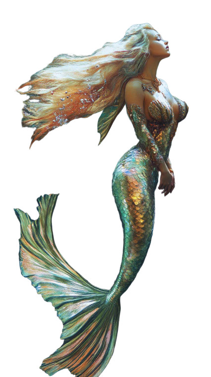 Incredible Mermaid Vinyl Car Decal Sticker – Waterproof & UV-Resistant 8"