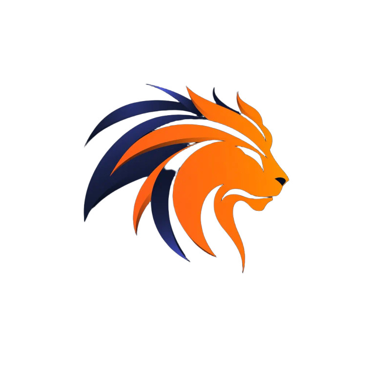 Lion Finance Logo Vinyl Car Decal Sticker – Waterproof & UV-Resistant 8"