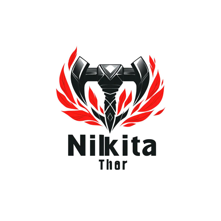 Thor Gaming Logo Vinyl Car Decal Sticker – Waterproof & UV-Resistant 8"