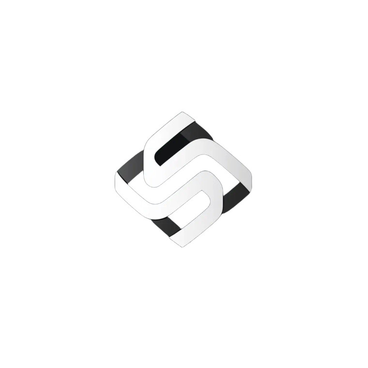 Modern Monochrome Logo Vinyl Car Decal Sticker – Waterproof & UV-Resistant 8"