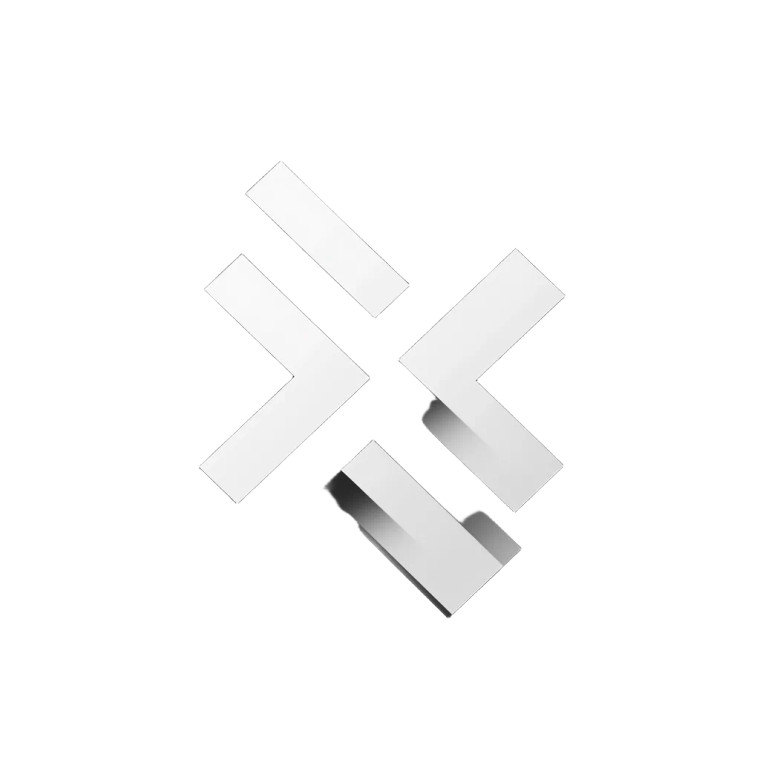Minimal Parallax Logo Vinyl Car Decal Sticker – Waterproof & UV-Resistant 8"