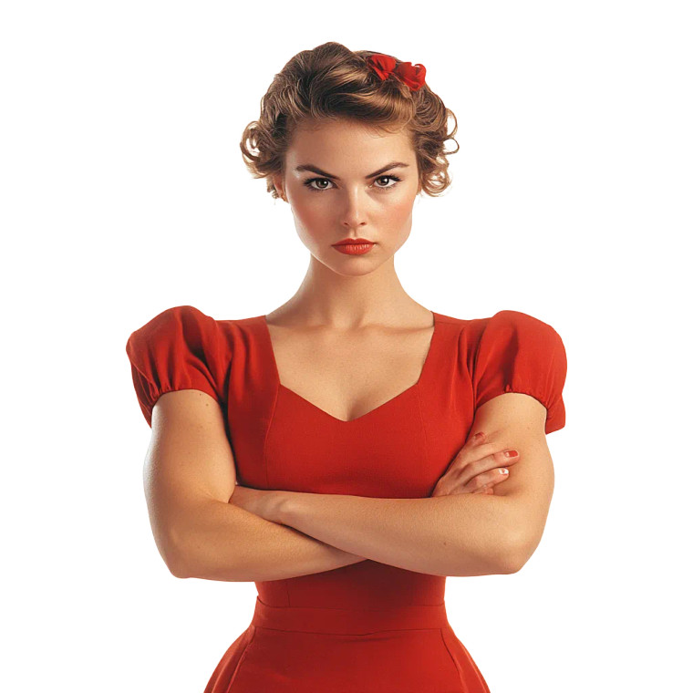 Woman In Red Dress V3 Vinyl Car Decal Sticker – Waterproof & UV-Resistant 8" Woman In Red Dress V3 Vinyl Car Decal Sticker – Waterproof & UV-Resistant 8"