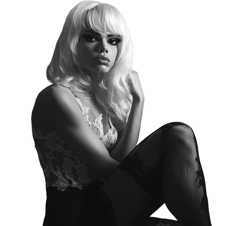 Crossdressing Male Vinyl Car Decal Sticker – Waterproof & UV-Resistant 8"