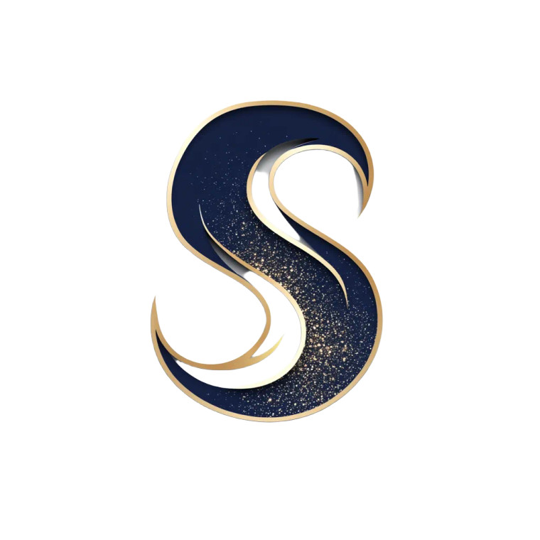 Elegant S Logo Vinyl Car Decal Sticker – Waterproof & UV-Resistant 8"