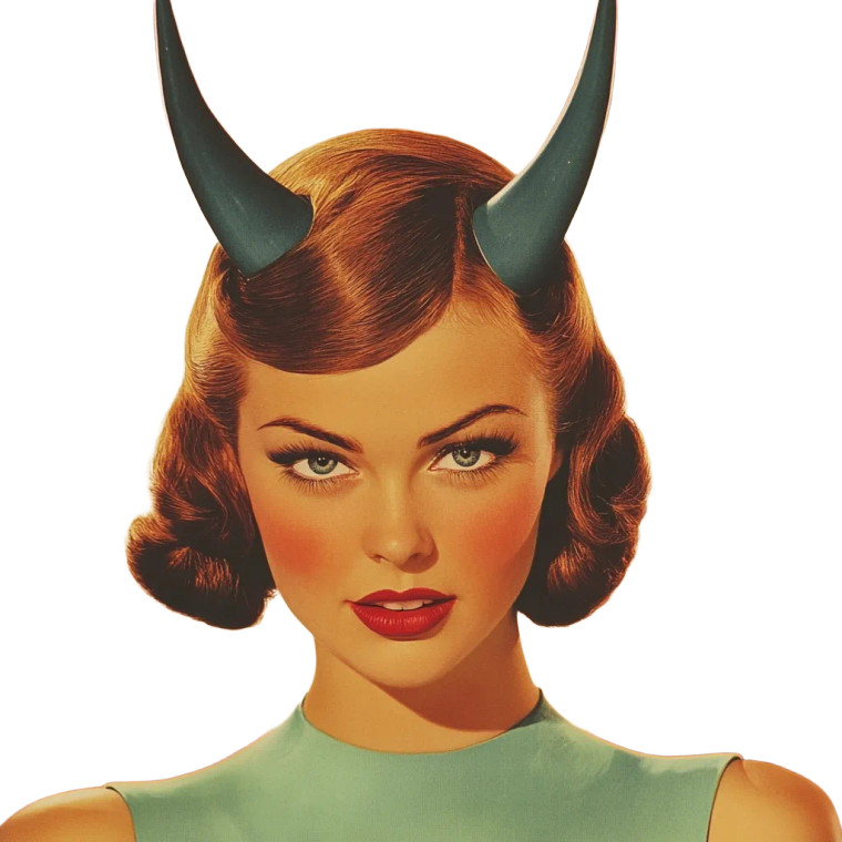 Devil Dancer Vinyl Car Decal Sticker – Waterproof & UV-Resistant 8"