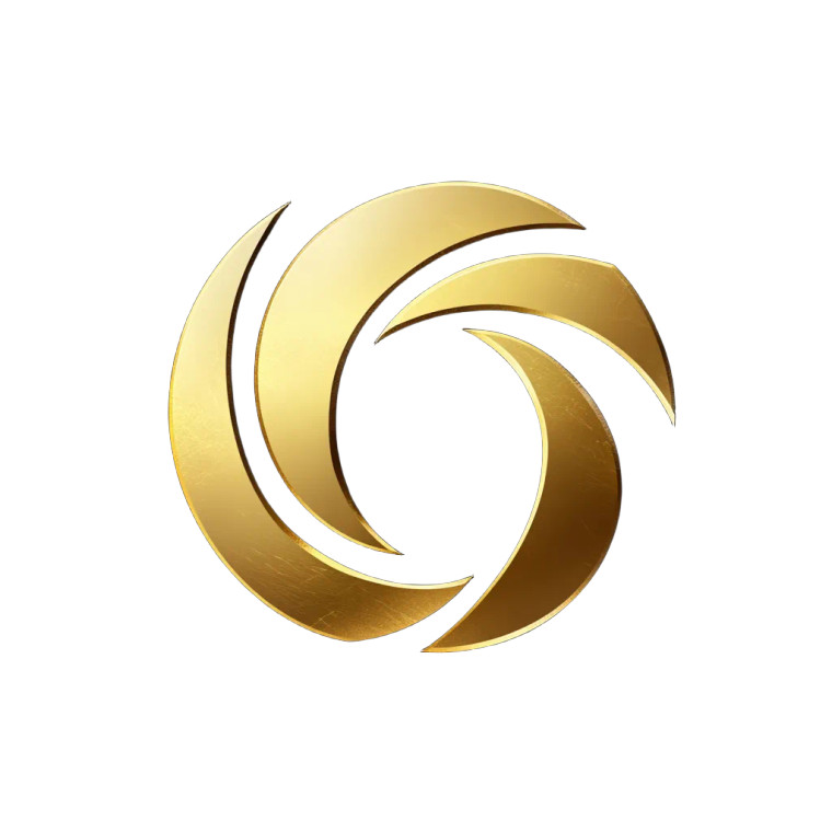 Golden Money Logo Vinyl Car Decal Sticker – Waterproof & UV-Resistant 8"