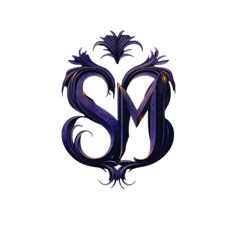 Sm Tattoo Logo Vinyl Car Decal Sticker – Waterproof & UV-Resistant 8"