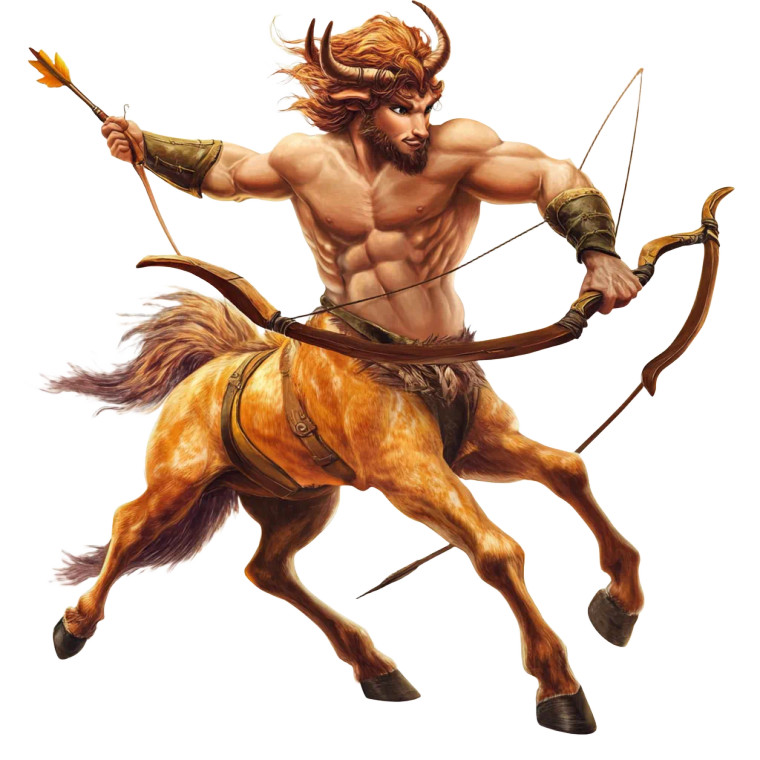 Pixar-Style Centaur Vinyl Car Decal Sticker – Waterproof & UV-Resistant 8"