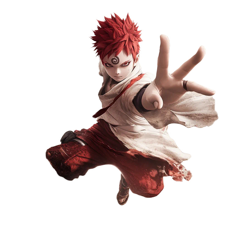 Gaara Avatar Vinyl Car Decal Sticker – Waterproof & UV-Resistant 8"