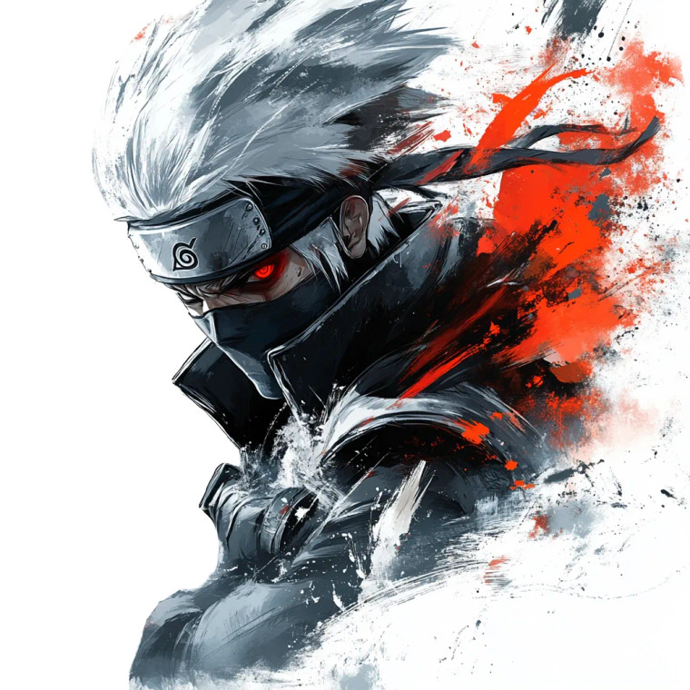 Kakashi Hatake Attack Vinyl Car Decal Sticker – Waterproof & UV-Resistant 8"