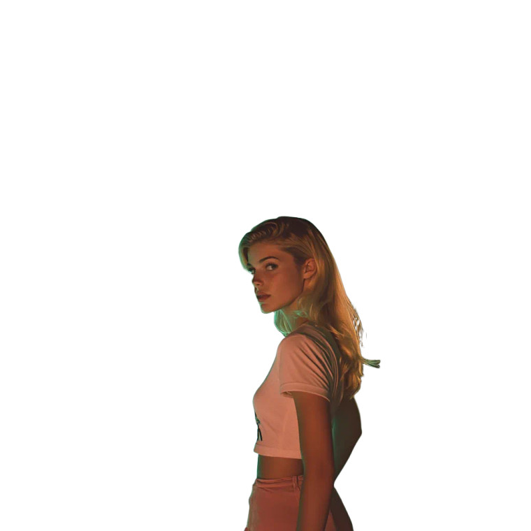 Blonde In Pool Vinyl Car Decal Sticker – Waterproof & UV-Resistant 8"