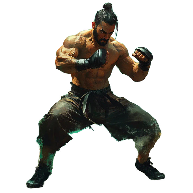 Brutal Fighter Vinyl Car Decal Sticker – Waterproof & UV-Resistant 8"