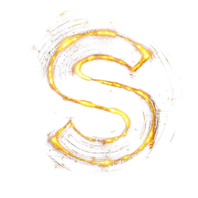 Futuristic S Logo V2 Vinyl Car Decal Sticker – Waterproof & UV-Resistant 8"