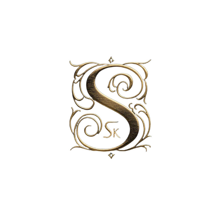 Elegant Sk Logo Vinyl Car Decal Sticker – Waterproof & UV-Resistant 8"