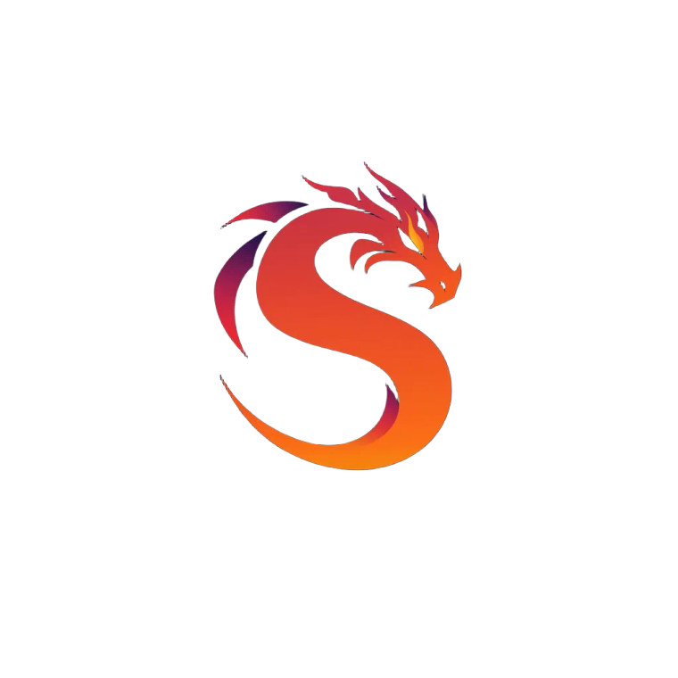Dragon S Logo V2 Vinyl Car Decal Sticker – Waterproof & UV-Resistant 8"