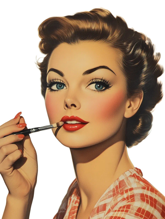50S Lady Album Vinyl Car Decal Sticker – Waterproof & UV-Resistant 8"