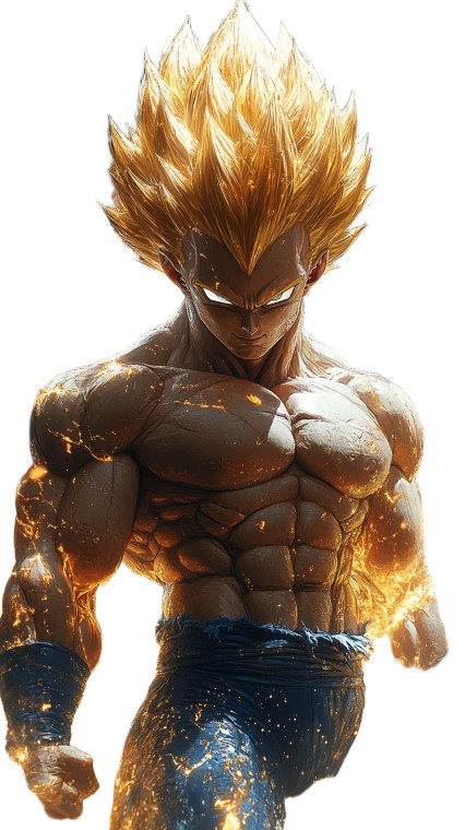 Ultra Instinct Vegeta Vinyl Car Decal Sticker – Waterproof & UV-Resistant 8"