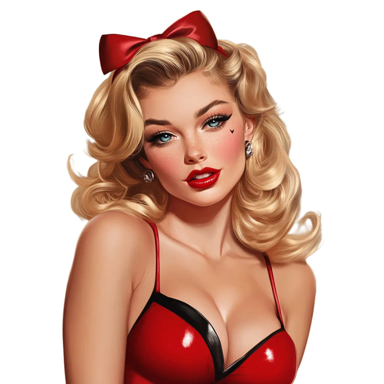 Harley Quinn Pin-Up V2 Vinyl Car Decal Sticker – Waterproof & UV-Resistant 8"