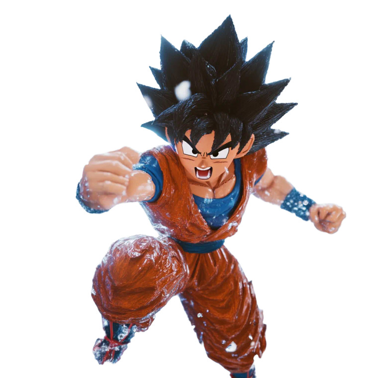 Goku Vs Vegeta V8 Vinyl Car Decal Sticker – Waterproof & UV-Resistant 8"