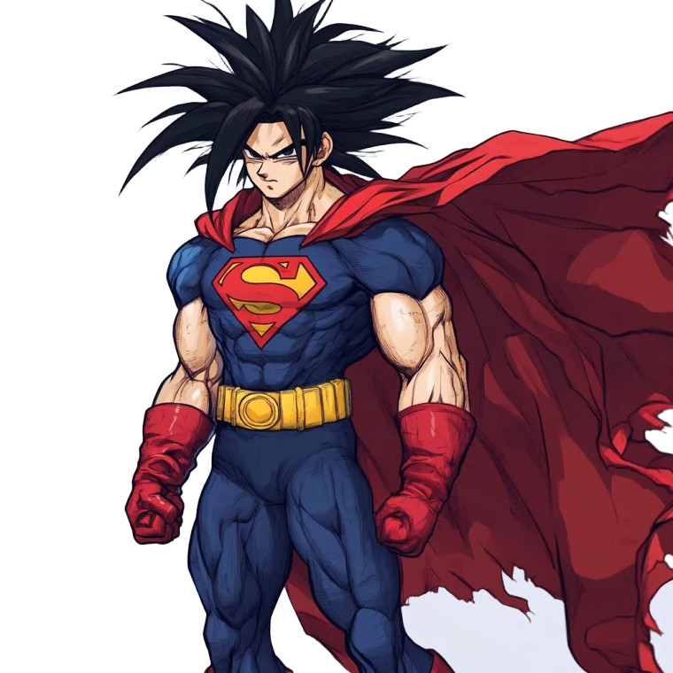 Anime Superhero Warrior Vinyl Car Decal Sticker – Waterproof & UV-Resistant 8"