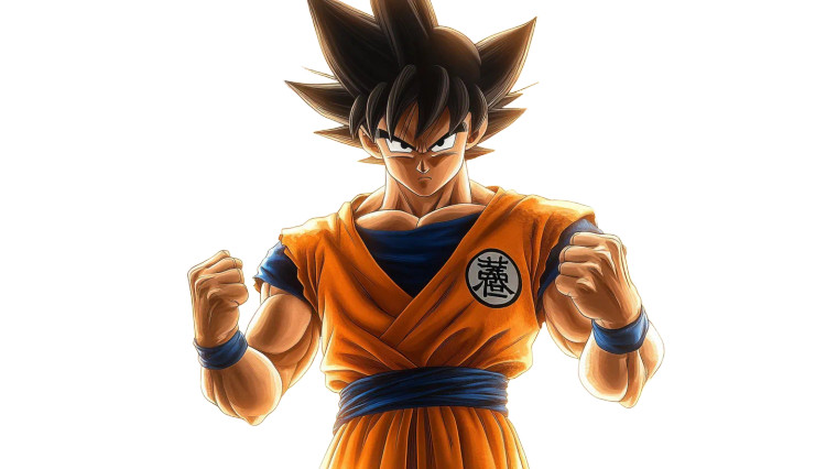 Goku Power Pose Vinyl Car Decal Sticker – Waterproof & UV-Resistant 8"
