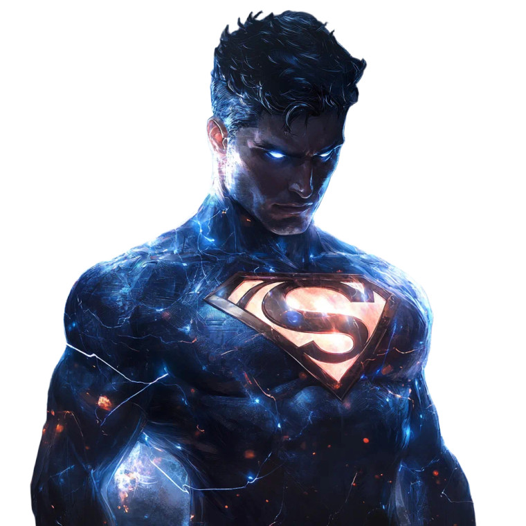 Superhuman Power Vinyl Car Decal Sticker – Waterproof & UV-Resistant 8"