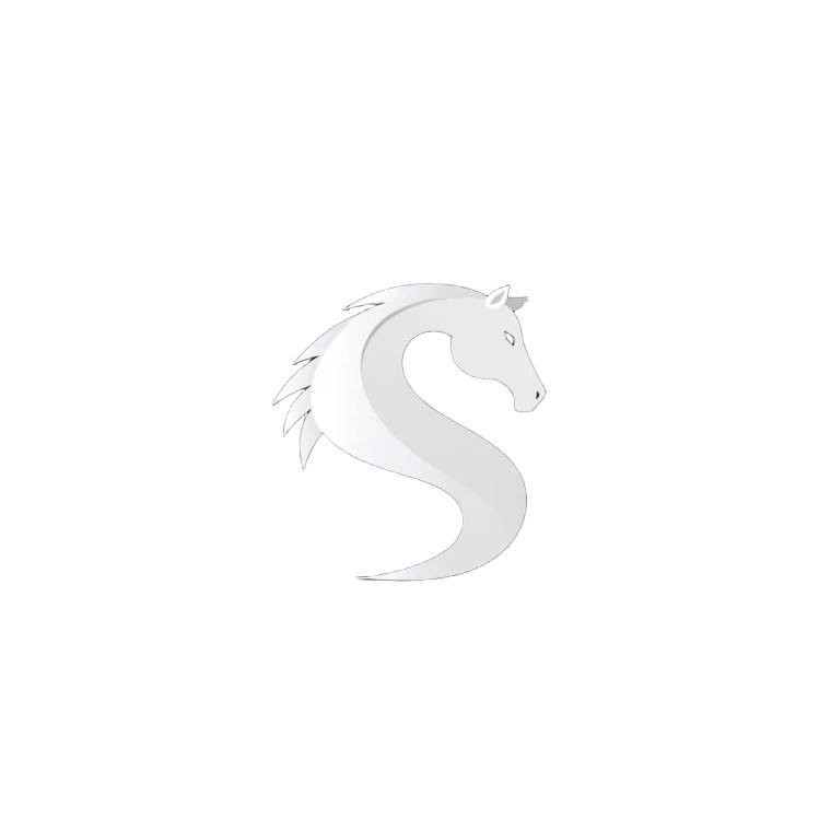Horse S Logo Vinyl Car Decal Sticker – Waterproof & UV-Resistant 8"