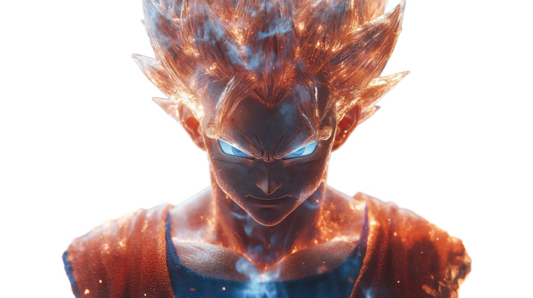 Goku Power Up V2 Vinyl Car Decal Sticker – Waterproof & UV-Resistant 8"