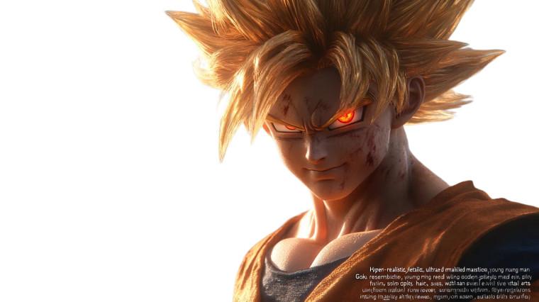 Evil Goku Portrait V3 Vinyl Car Decal Sticker – Waterproof & UV-Resistant 8"