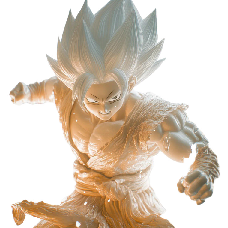Goku Super Saiyan 3 V6 Vinyl Car Decal Sticker – Waterproof & UV-Resistant 8"