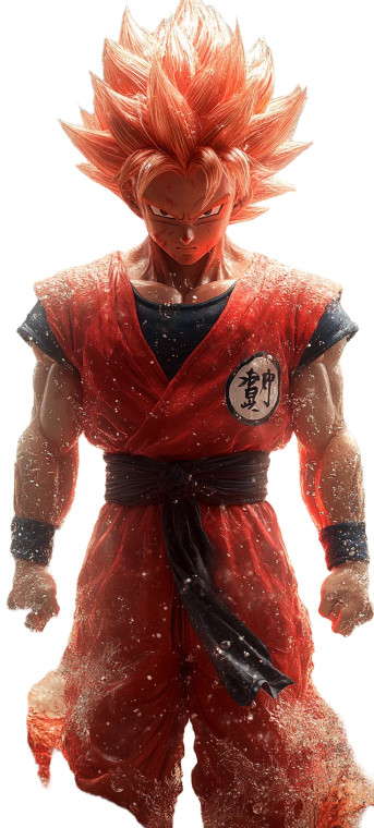 Super Saiyan 4 Goku V11 Vinyl Car Decal Sticker – Waterproof & UV-Resistant 8"