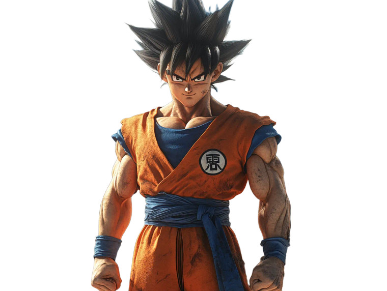 Heroic Goku Stand Vinyl Car Decal Sticker – Waterproof & UV-Resistant 8"