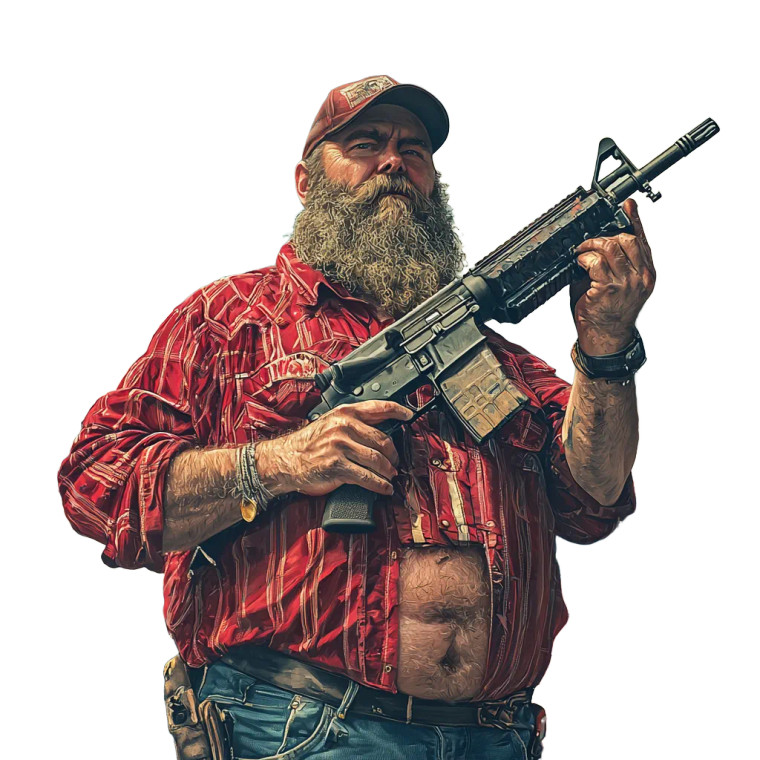 Patriotic Trucker Vinyl Car Decal Sticker – Waterproof & UV-Resistant 8"