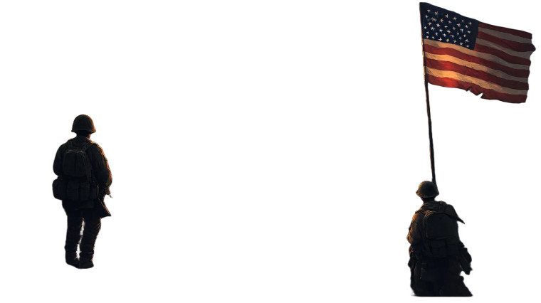 Battle For Iwo Jima Vinyl Car Decal Sticker – Waterproof & UV-Resistant 8"