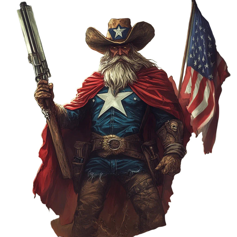 Texas God Vinyl Car Decal Sticker – Waterproof & UV-Resistant 8"