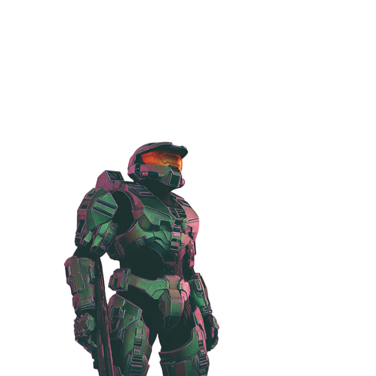 Glitched Halo Vinyl Car Decal Sticker – Waterproof & UV-Resistant 8"