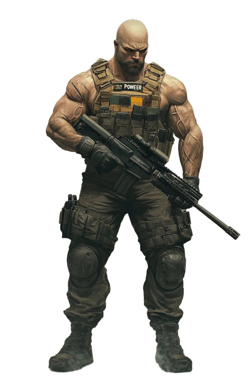 Tactical Warrior Vinyl Car Decal Sticker – Waterproof & UV-Resistant 8"