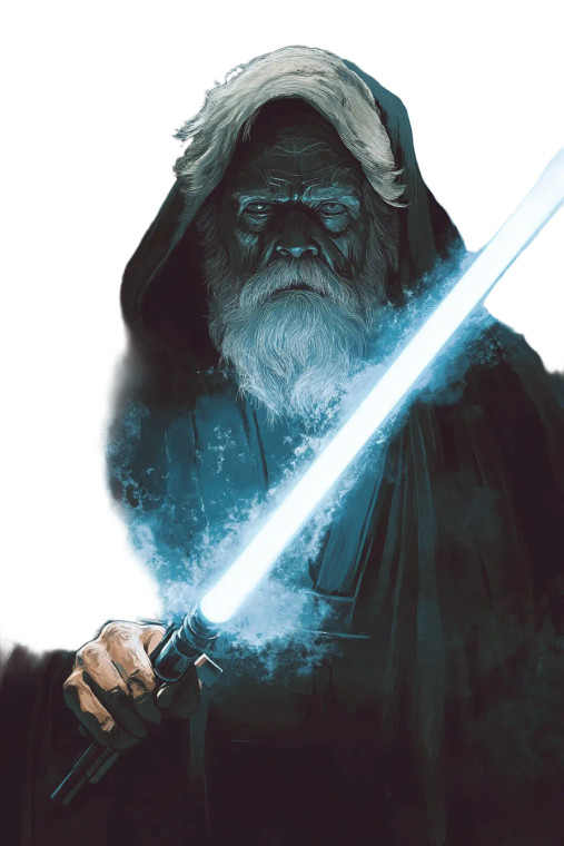 Powerful Jedi Vinyl Car Decal Sticker – Waterproof & UV-Resistant 8"