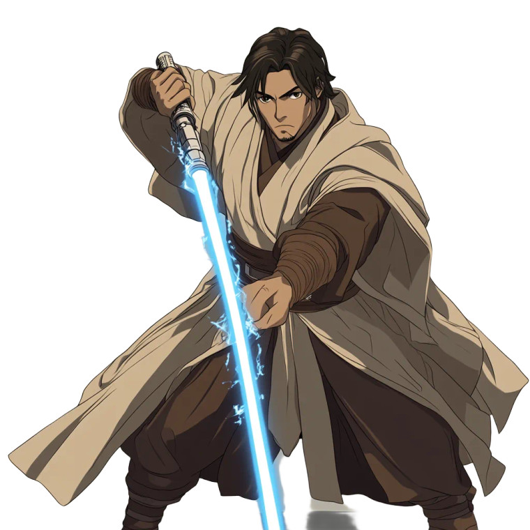 Filipino Jedi Hacker Vinyl Car Decal Sticker – Waterproof & UV-Resistant 8"