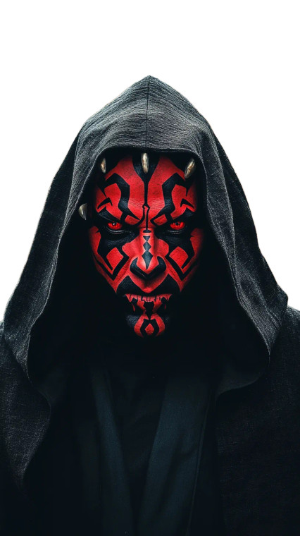 Darth Maul Vinyl Car Decal Sticker – Waterproof & UV-Resistant 8"