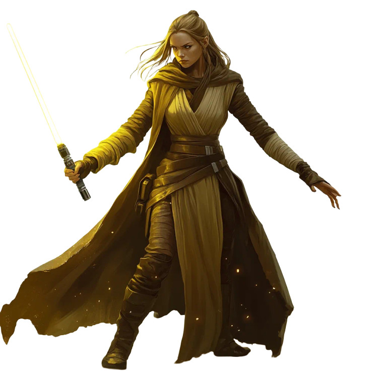 Jedi Force Guardian Vinyl Car Decal Sticker – Waterproof & UV-Resistant 8"