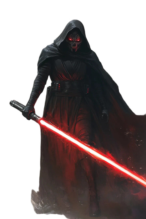 Sith Warrior Woman V2 Vinyl Car Decal Sticker – Waterproof & UV-Resistant 8"