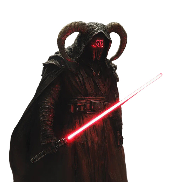 Sith Lord Susway Vinyl Car Decal Sticker – Waterproof & UV-Resistant 8"