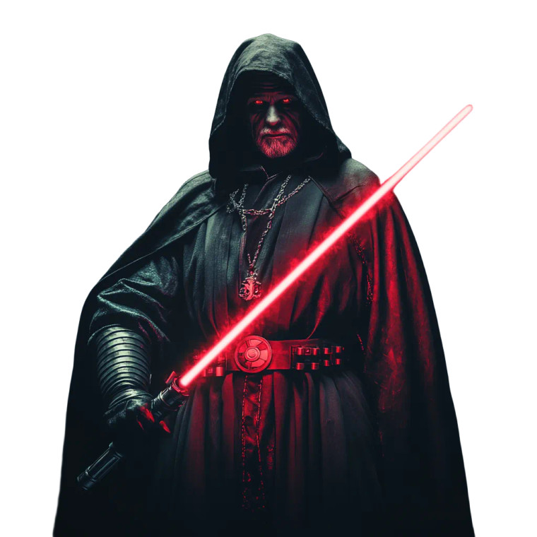 Sith Pastor Vinyl Car Decal Sticker – Waterproof & UV-Resistant 8"