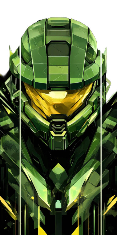 Master Chief Halo Vinyl Car Decal Sticker – Waterproof & UV-Resistant 8"