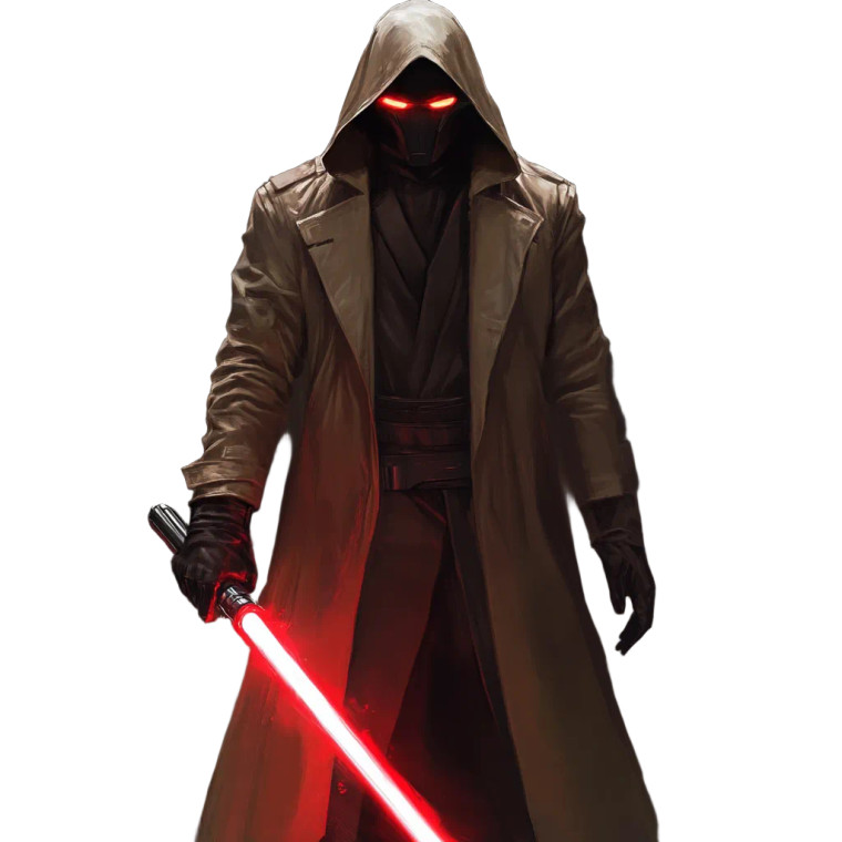 Legendary Sith Lord Vinyl Car Decal Sticker – Waterproof & UV-Resistant 8"