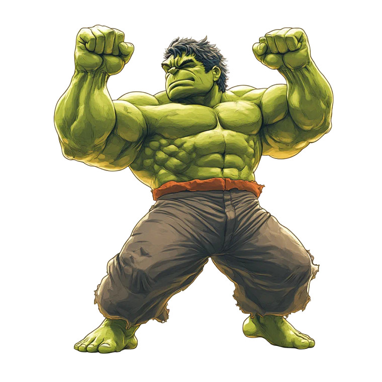 Hulk Dancing Vinyl Car Decal Sticker – Waterproof & UV-Resistant 8"