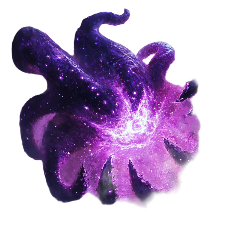 Astral Slime Creature Vinyl Car Decal Sticker – Waterproof & UV-Resistant 8"