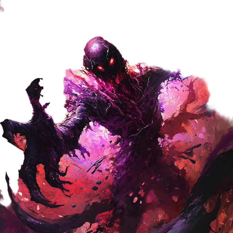 Splatter Man Vinyl Car Decal Sticker – Waterproof & UV-Resistant 8"